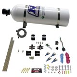 Nitrous Express 4 Cyl Gas Nitrous Kit (100-250HP) w/15lb Bottle thumbnail 4