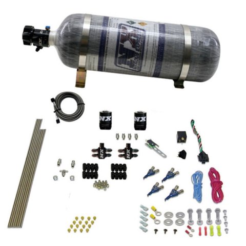 Nitrous Express 4 Cyl Gasoline EFI Nitrous Kit (50-250HP) w/Composite Bottle thumbnail 4