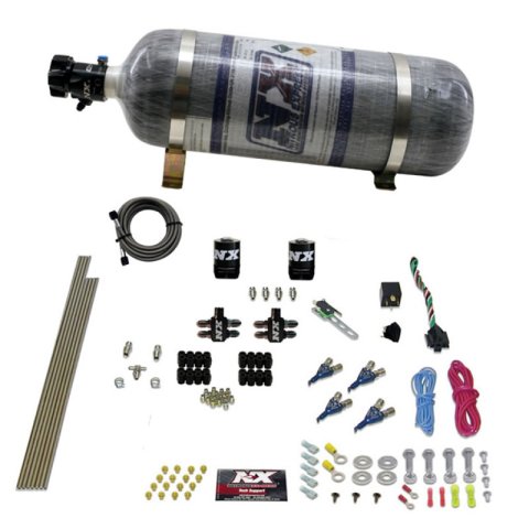Nitrous Express 4 Cyl Gasoline EFI Nitrous Kit (50-250HP) w/Composite Bottle thumbnail 5