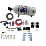 Nitrous Express 8 Cyl Soft Line Shark Rail Nitrous Kit w/10lb Bottle Pushloc thumbnail 3