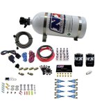Nitrous Express 8 Cyl Soft Line Shark Rail Nitrous Kit w/10lb Bottle Pushloc thumbnail 5