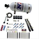 Nitrous Express 8 Cyl Soft Line Shark Rail Nitrous Kit w/10lb Bottle thumbnail 1