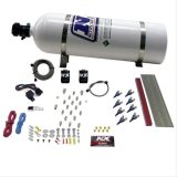 Nitrous Express GM LT1/LS1 Pro Piranha Nozzle Gas Nitrous Kit w/15lb Bottle thumbnail 1