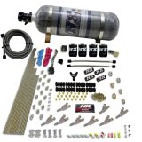 Nitrous Express STD Nozzle Nitrous Kit (200-500HP) Gas w//Dist Block & 4 Solenoids w/15lb Bottle thumbnail 2