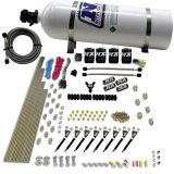 Nitrous Express 8 Cyl VXL Direct Port 4 Solenoids Nitrous Kit (200-500HP) w/15lb Bottle thumbnail 5
