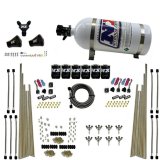 Nitrous Express 8 Cyl Triple-D Dry Direct Port 3 Stage Dry 6 Solenoids Nitrous Kit w/10lb Bottle thumbnail 5