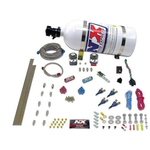Nitrous Express 4 Cyl Tubing Kit (4 - 14in / 4 - 16in Tubing Incl B-Nuts)