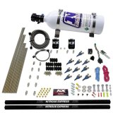 Nitrous Express 10 Cyl Piranha Nozzle Direct Port Nitrous Kit (250-500HP) w/5lb Bottle thumbnail 5