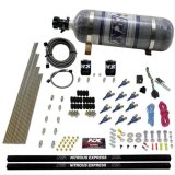Nitrous Express 10 Cyl Piranha Nozzle Direct Port Nitrous Kit (250-500HP) w/Composite Bottle thumbnail 1