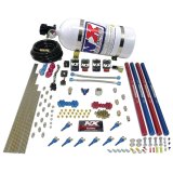 Nitrous Express Shark/Gas (200-600HP) 2 Solenoid Nitrous Kit w/Composite Bottle thumbnail 4