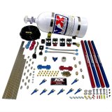 Nitrous Express Shark/Alc (250-650HP) 2 Solenoid Nitrous Kit w/Composite Bottle thumbnail 1