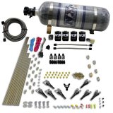 Nitrous Express 8 Cyl Shark Direct Port 4 Solenoids Nitrous Kit (200-600HP) w/Composite Bottle thumbnail 4