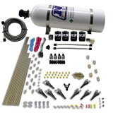 Nitrous Express 8 Cyl Shark Direct Port 4 Solenoids Nitrous Kit (200-600HP) w/15lb Bottle thumbnail 5