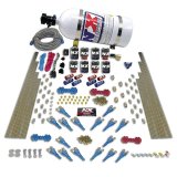 Nitrous Express Shark Dual Stage/Gas 16 Nozzles 8 Solenoids Nitrous Kit (200-1200HP) w/10lb Bottle thumbnail 5