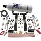 Nitrous Express SX2 Dual Stage 8 Solenoid /Gasoline Nitrous Kit (200-1200HP) w/15lb Bottle thumbnail 1