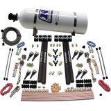 Nitrous Express SX2 Dual Stage 8 Solenoid /Gasoline Nitrous Kit (200-1200HP) w/15lb Bottle thumbnail 2