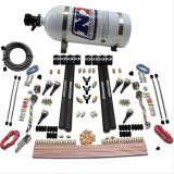 Nitrous Express 6 Cyl SX2 Dual Stage Nozzle Nitrous Kit w/10lb Bottle thumbnail 1