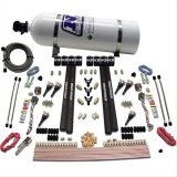 Nitrous Express 6 Cyl SX2 Dual Stage Nozzle Nitrous Kit w/15lb Bottle thumbnail 1