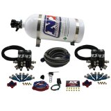 Nitrous Express Street Shark Gas 4 Solenoids Nitrous Kit (100-150-250HP) w/10lb Bottle thumbnail 3
