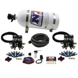 Nitrous Express Street Shark Gas 4 Solenoids Nitrous Kit (100-150-250HP) w/10lb Bottle thumbnail 4