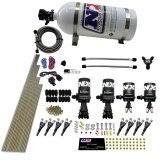 Nitrous Express 8 Cyl Shark Direct Port 4 Solenoids Nitrous Kit (200-600HP) w/10lb Bottle thumbnail 2