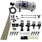 Nitrous Express 8 Cyl Shark Direct Port 4 Solenoids Nitrous Kit (200-600HP) w/10lb Bottle thumbnail 4