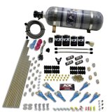 Nitrous Express 8 Cyl Shark Direct Port 4 Solenoids Nitrous Kit (200-600HP) w/Composite Bottle thumbnail 4