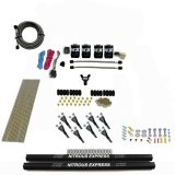 Nitrous Express Pro-Shk/Gas 4 Solenoids Nitrous Kit (250-650HP) w/Rails w/o Bottle thumbnail 4