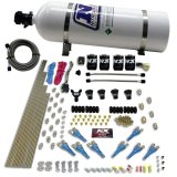Nitrous Express Pro-Shk/Gas 4 Solenoids Nitrous Kit (200-600HP) w/15lb Bottle thumbnail 4