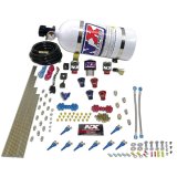 Nitrous Express Pro-Shk/Gas 2 Fuel 1 Supershark Solenoid Nitrous Kit (200-600HP) w/15lb Bottle thumbnail 2