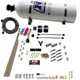 Nitrous Express 8 Cyl Dry Direct Port 2 Solenoids Nitrous Kit (200-600HP) w/15lb Bottle thumbnail 3