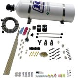 Nitrous Express 8 Cyl Dry Direct Port 2 Solenoids Nitrous Kit (200-600HP) w/15lb Bottle thumbnail 5