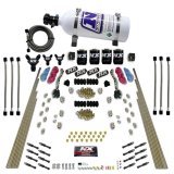 Nitrous Express 8 Cyl Dry Direct Port Dual Stage 4 Solenoids Nitrous Kit (200-600HP) w/5lb Bottle thumbnail 2