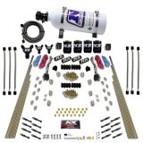 Nitrous Express 8 Cyl Dry Direct Port Dual Stage 4 Solenoids Nitrous Kit (200-600HP) w/5lb Bottle thumbnail 4