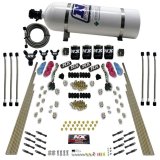 Nitrous Express 8 Cyl Dry Direct Port Dual Stage 4 Solenoids Nitrous Kit (200-600HP) w/15lb Bottle thumbnail 3