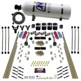 Nitrous Express 8 Cyl Dry Direct Port Dual Stage 4 Solenoids Nitrous Kit (200-600HP) w/15lb Bottle thumbnail 5