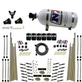 Nitrous Express 8 Cyl Dry Direct Port Three Stage 6 Solenoids Nitrous Kit (200-600HP) w/10lb Bottle thumbnail 2