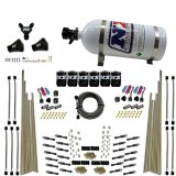 Nitrous Express 8 Cyl Dry Direct Port Three Stage 6 Solenoids Nitrous Kit (200-600HP) w/10lb Bottle thumbnail 4