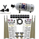 Nitrous Express 8 Cyl Dry Direct Port Four Stage 8 Solenoids Nitrous Kit (200-600HP) w/10lb Bottle thumbnail 2