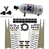 Nitrous Express 8 Cyl Dry Direct Port Four Stage 8 Solenoids Nitrous Kit (200-600HP) w/10lb Bottle thumbnail 3