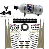 Nitrous Express 8 Cyl Dry Direct Port Four Stage 8 Solenoids Nitrous Kit (200-600HP) w/10lb Bottle thumbnail 4