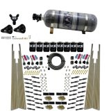 Nitrous Express 8 Cyl Dry Direct Port Four Stage 8 Solenoids Nitrous Kit (200-600HP) w/Comp Bottle thumbnail 3