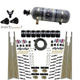 Nitrous Express 8 Cyl Dry Direct Port Four Stage 8 Solenoids Nitrous Kit (200-600HP) w/Comp Bottle thumbnail 4
