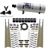 Nitrous Express 8 Cyl Dry Direct Port Four Stage 8 Solenoids Nitrous Kit (200-600HP) w/15lb Bottle thumbnail 3