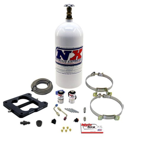 Nitrous Express Mainline Q-Jet Carb Nitrous Kit w/10lb Bottle thumbnail 2
