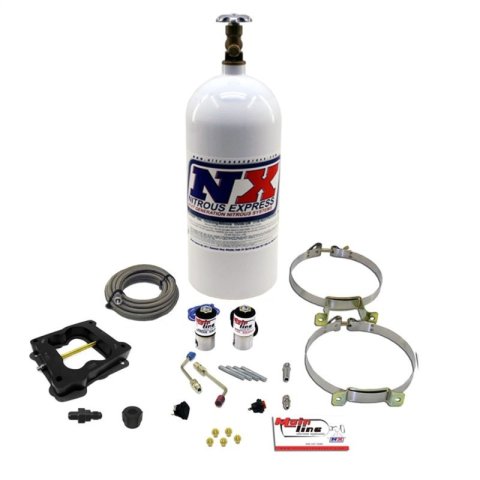 Nitrous Express Mainline Q-Jet Carb Nitrous Kit w/10lb Bottle thumbnail 3