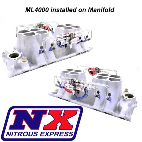Nitrous Express Mainline Direct Port Low Press Nitrous Kit w/10lb Bottle thumbnail 1