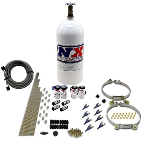 Nitrous Express Mainline Direct Port Low Press Nitrous Kit w/10lb Bottle thumbnail 4