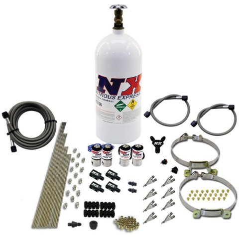 Nitrous Express Mainline Direct Port Low Press Nitrous Kit w/10lb Bottle thumbnail 5