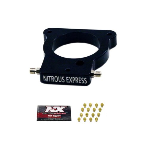 Nitrous Express EFI Nitrous Plate Conversion GM LS 78mm 3-Bolt thumbnail 1